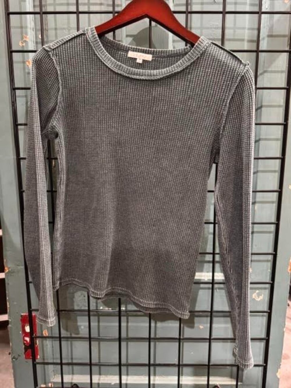 Womens Waffle-Knit Long Sleeve by ZSUPPLY